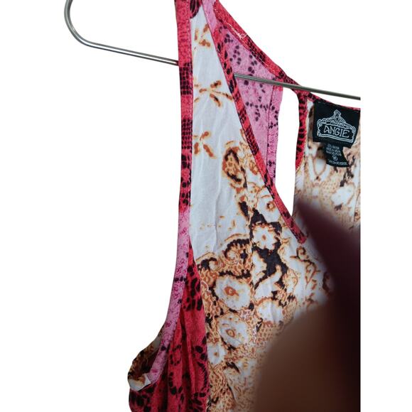 Angie Maxi Dress Womens M Boho Sleeveless Racerback Long Summer Sundress Rayon - Picture 7 of 16